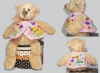Needlepoint bear vest wearable